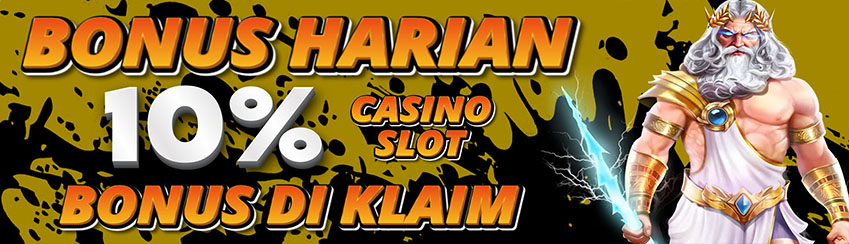 BONUS DEPOSIT HARIAN 10%